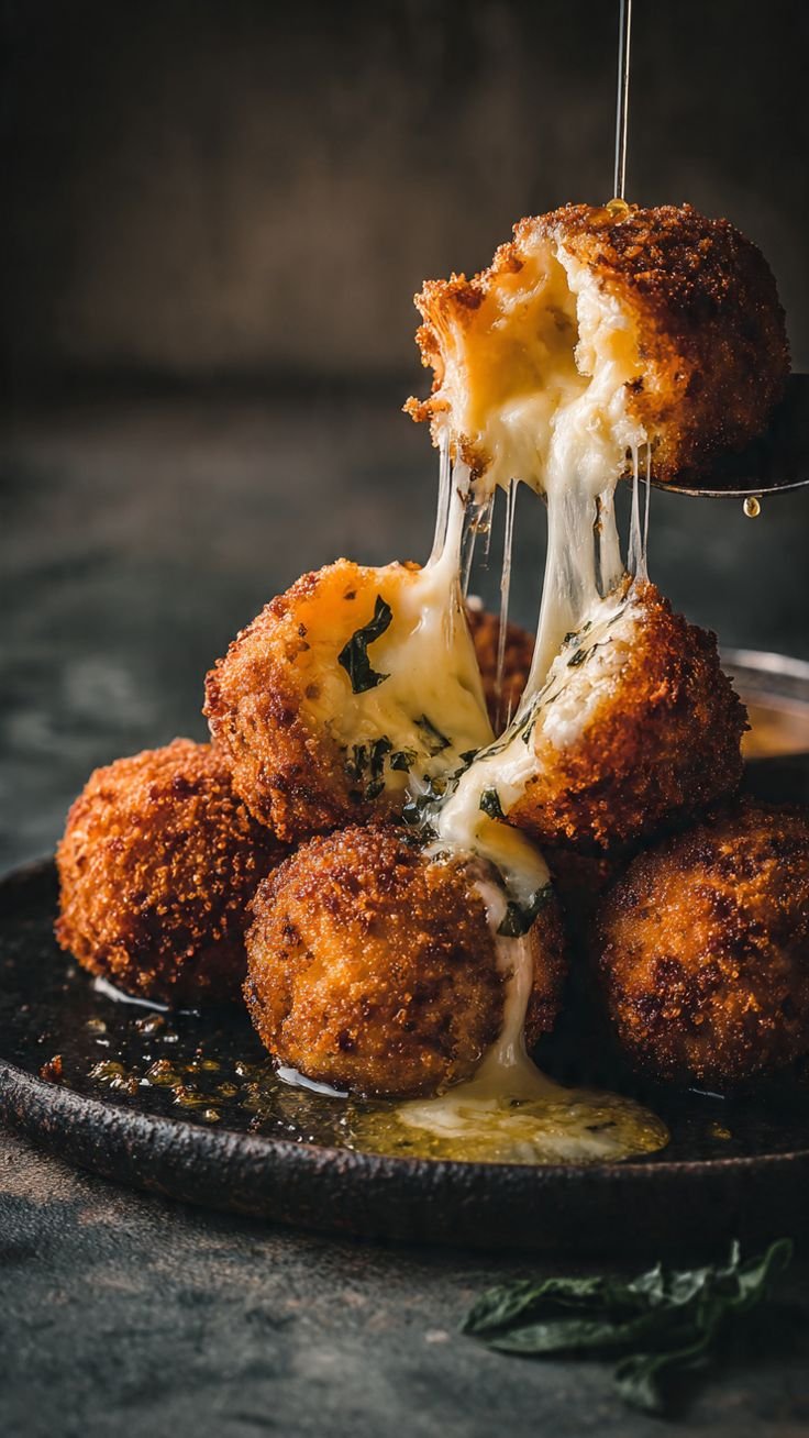 supplì – cheesy italian rice balls